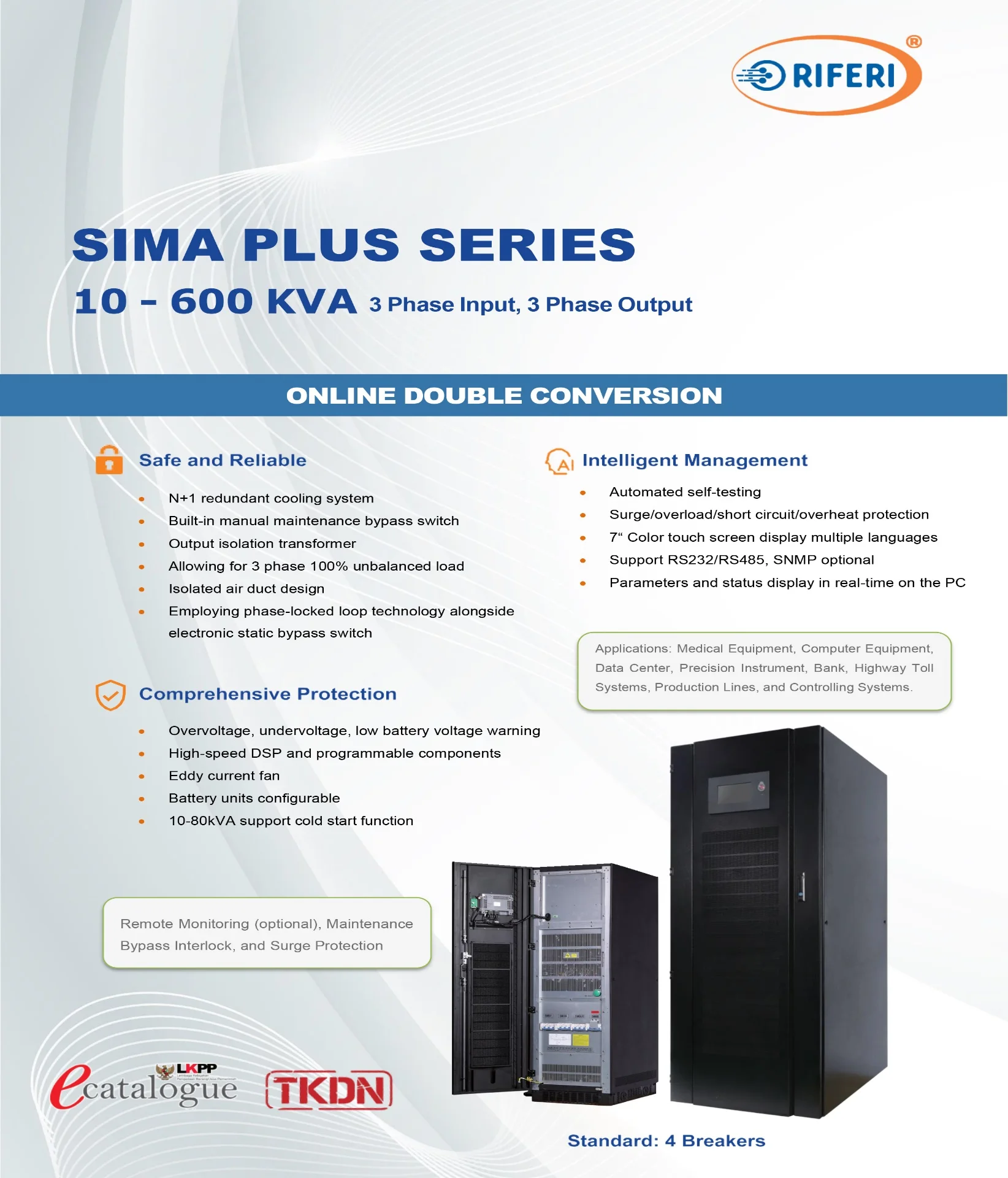 RIFERI Medical Grade Hospital UPS System